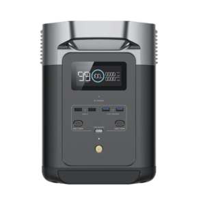 Estación de Energía Portátil Delta 2 1024Wh Litio LFP / 6 AC 1800 W (Max. 2200W) / 2 USB-C 100W / Capacidad para Aumentar Respaldo / Cargador de Coche 10A a 12.6V / Conectividad WiFi y Bluetooth (App) / Carga Solar 500W Max.